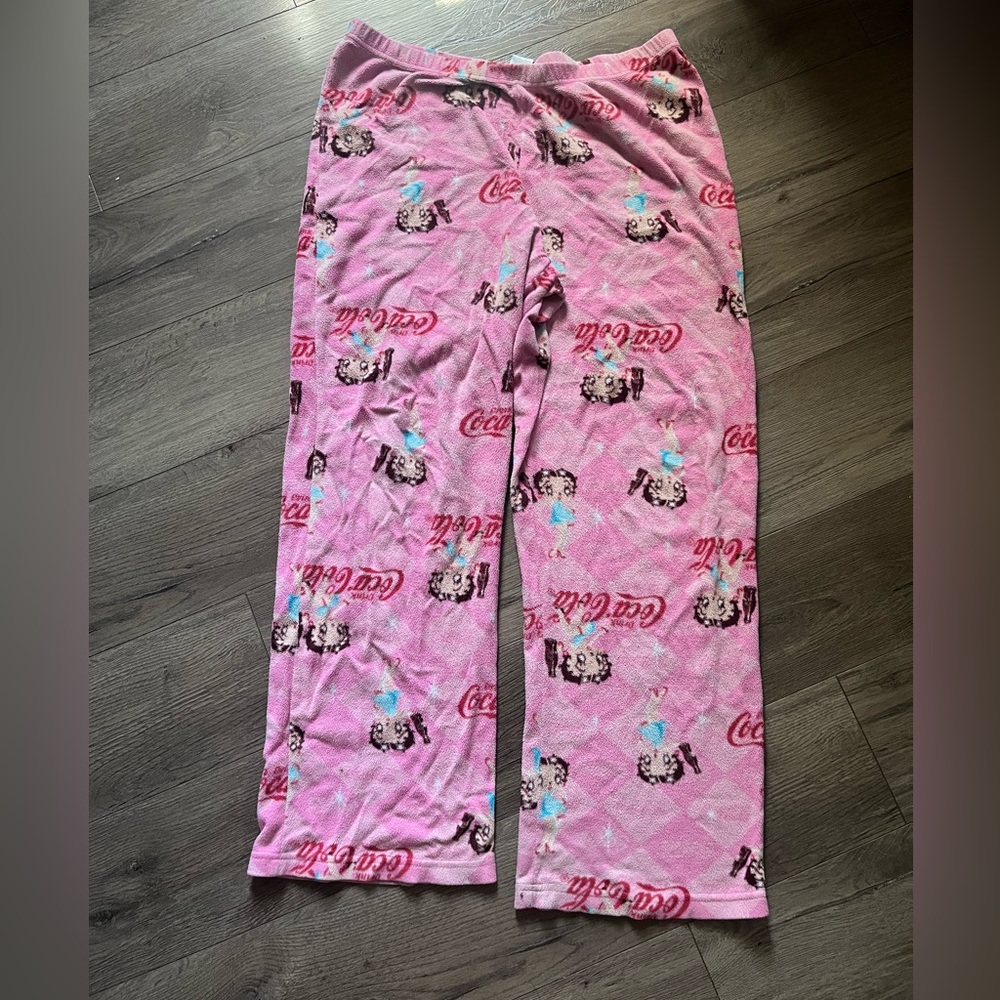 VINTAGE Y2K Betty Boop Coca Cola pajama pants
